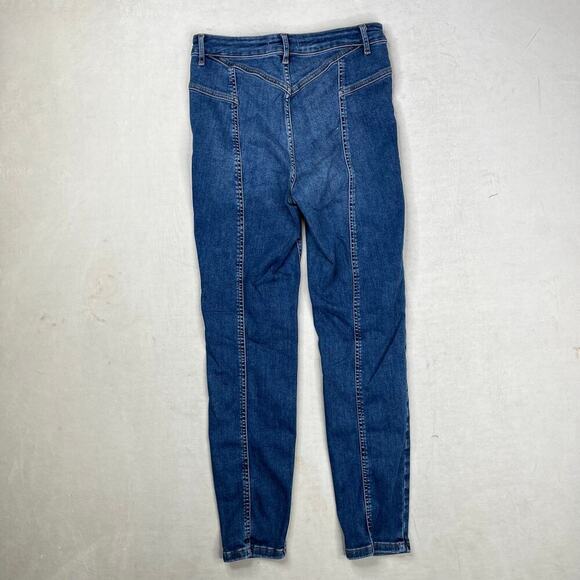 Free People Jeans size 30 We The Free Riley Seamed Skinny x Revolve - Picture 2 of 10